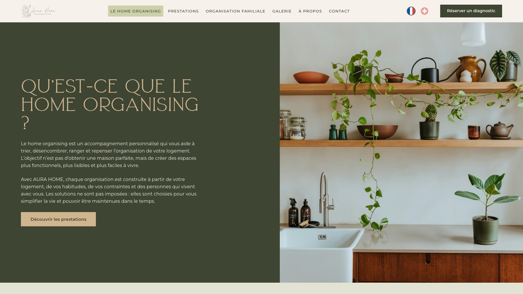 Aperçu principal du projet AURA HOME